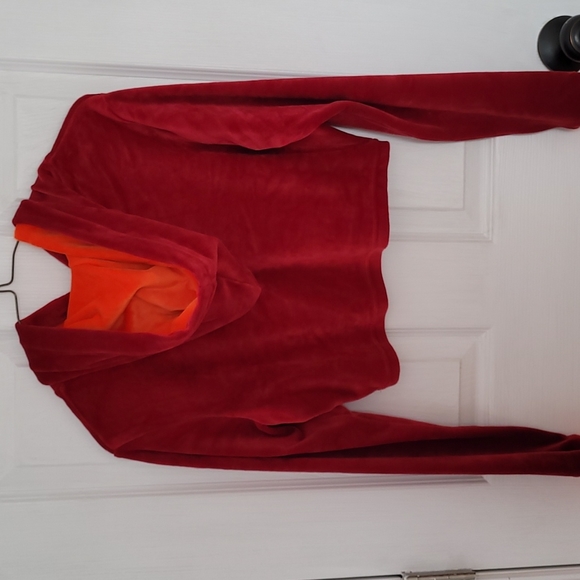 FILA orange and fuschia crop hoodie XS - Picture 3 of 3